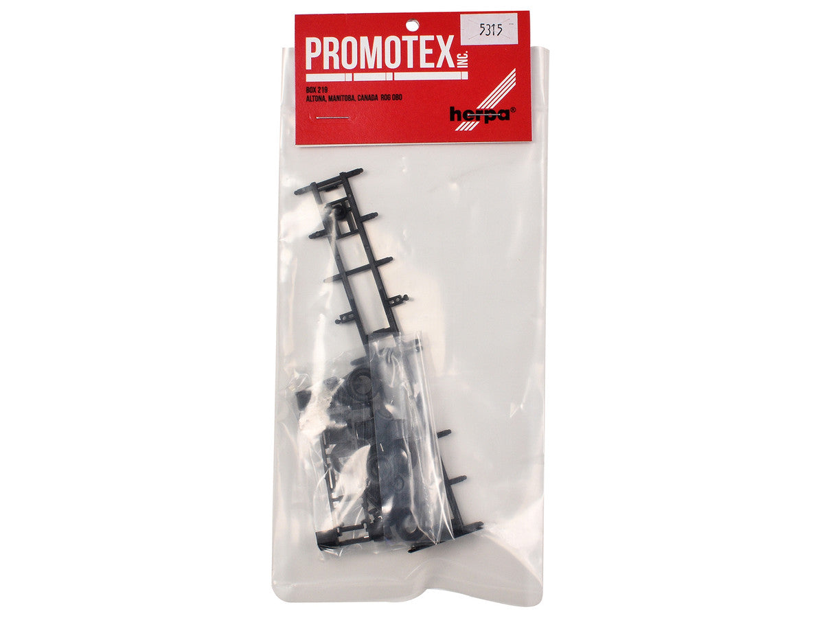 Container Chassis for 3-Axle 40ft Trailer 1/87 (HO) Plastic Model by Promotex