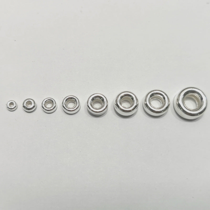 925 Sterling Silver Counter Spacer Beads Argent Pur Water Bubble Beads