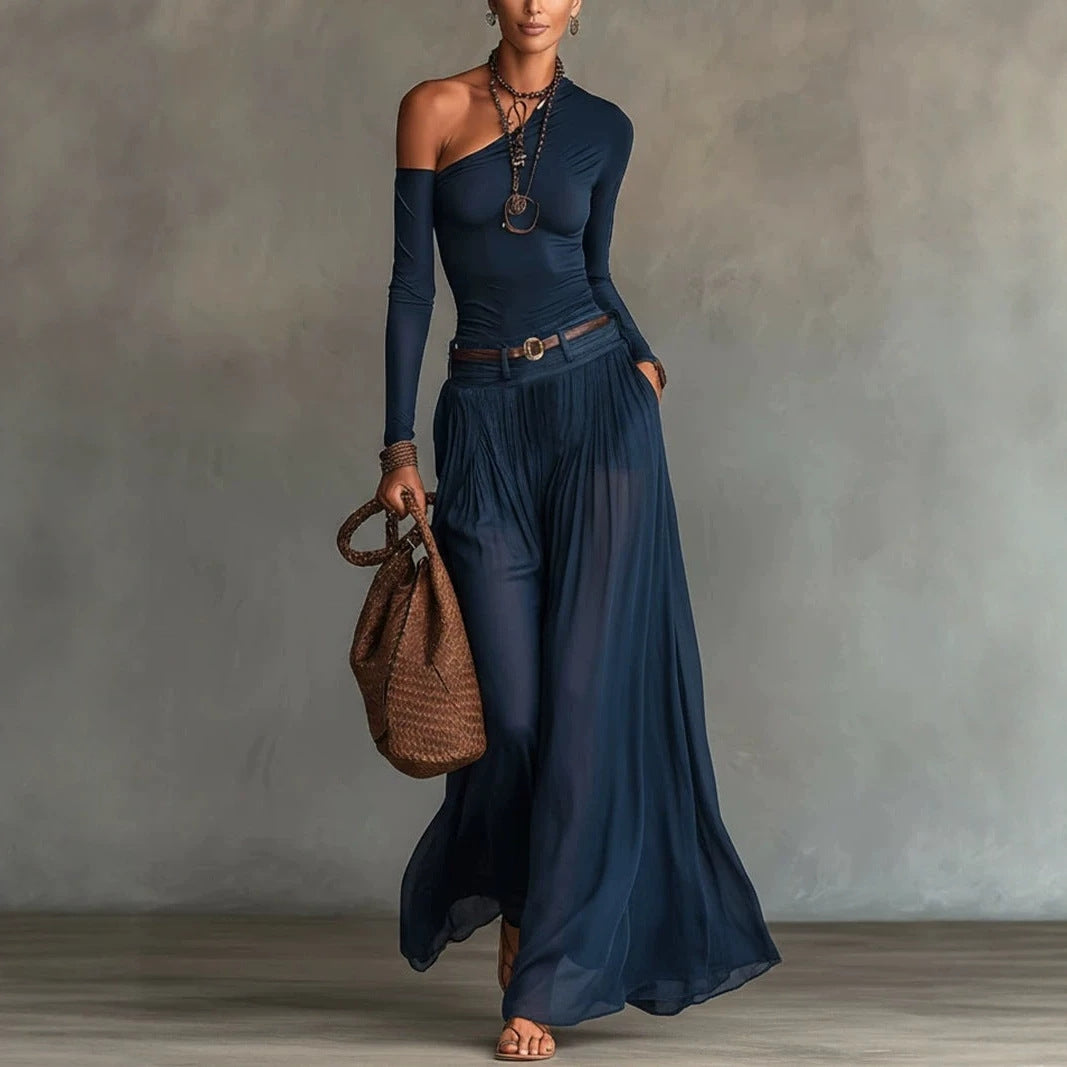 Long-sleeved Casual Dress For Commuting Home And Fashioncomfortable And Stylish