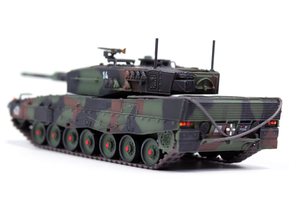 Leopard 2A4 Main Battle Tank "Pz.87 13th Pz Btn Steel Army Parade Thun Switzerland" (2006) Swiss Army "Armor Premium" Series 1/72 Diecast Model by Panzerkampf