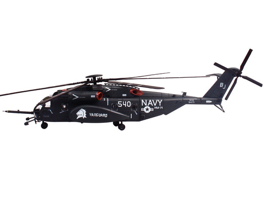 Sikorsky MH-53E Sea Dragon Helicopter "United States Navy Vanguard Tail Number 540" Dark Gray 1/72 Diecast Model by Panzerkampf
