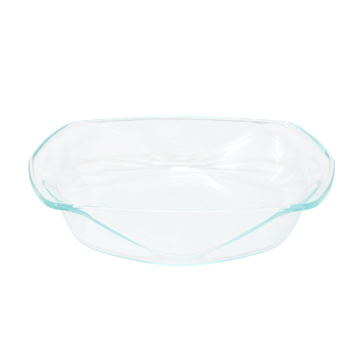 Soho Lounge Carnegie Hill 12 inch x 10 Inch x 2.6 Inch Tempered Glass Roaster Pan with Built-in Handles