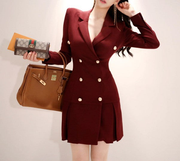 Classic Women’s Double-Breasted Blazer