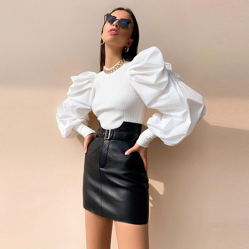 Puff Sleeve Street T-Shirt