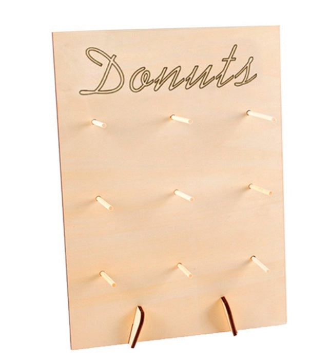 Wooden Donut Holder Wedding Supplies Decoration Birthday Party