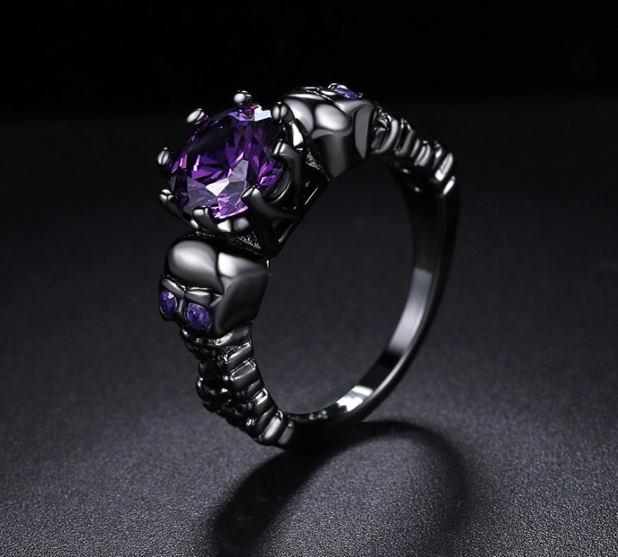 Vintage alloy set topaz jewelry