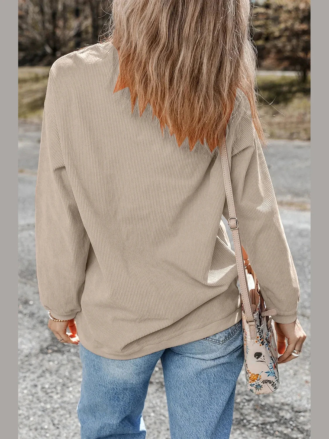 Cowgirl Graphic Long Sleeve Sweatshirt