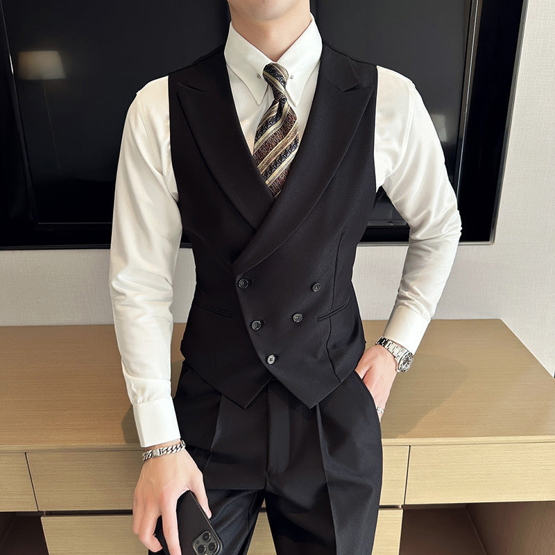 Black Milano Suit Includes Jacket Waistcoat Trousers
