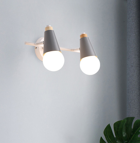 Modern Minimalist Creative Macaron Bedside Wall Lamp Bedroom