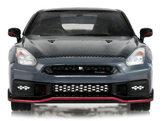 2024 Nissan GT-R (R35) NISMO RHD (Right Hand Drive) Stealth Gray with Carbon Top and Hood "Tokyo Torque" Series 10 1/64 Diecast Model Car by Greenlight