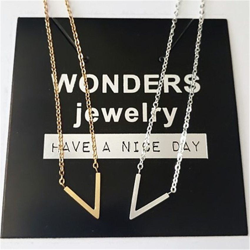 V Bracelets For Women Stainless Steel Chain