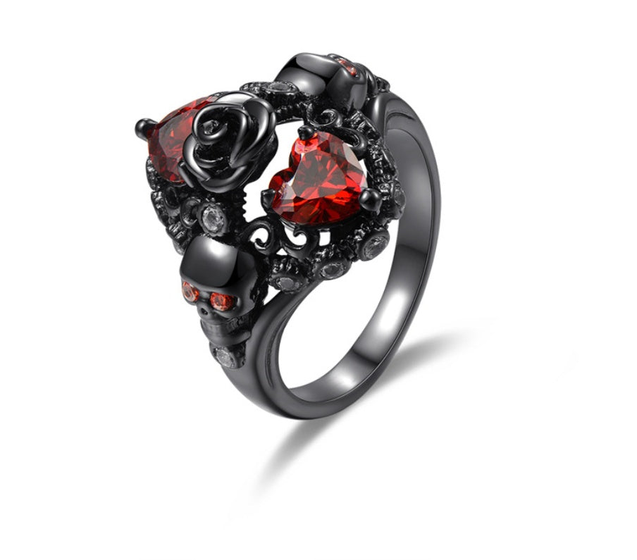 Vintage alloy set topaz jewelry