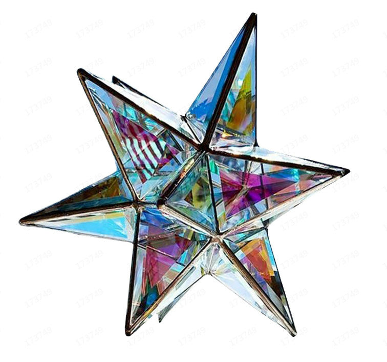 Acrylic Decorative Technology Colorful Hexagon