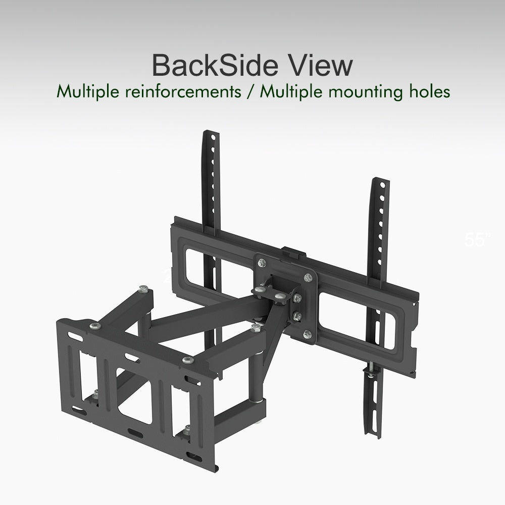 TMDS-105 Up And Down Angle 10 Degrees, Left And Right Angle 30 Degrees, Wall Mounted TV Stand 40kg
