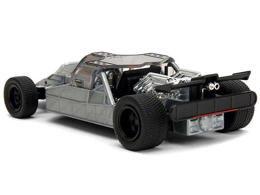 Flip Car Raw Metal "Fast & Furious 6" (2013) Movie "25 Years of Fast & Furious" Series 1/32 Diecast Model Car by Jada