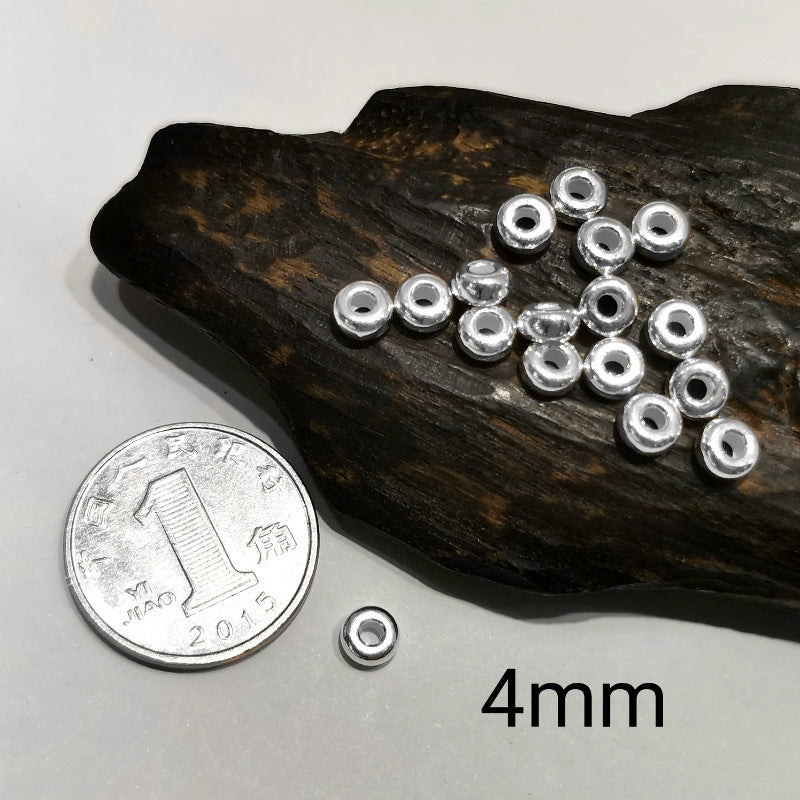 925 Sterling Silver Counter Spacer Beads Argent Pur Water Bubble Beads