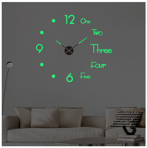 3d Wall Clock Amazon Creative Acrylic Wall Clock Diy Clock Mute Wall Sticker Clock Manufacturer Supply