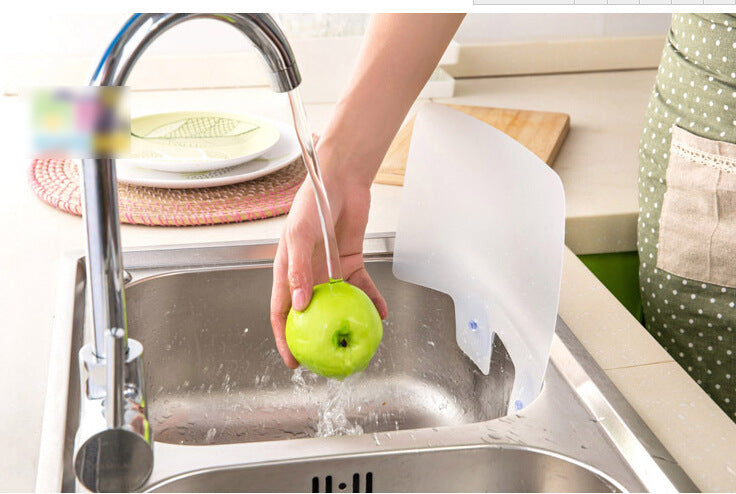 Sink Splash-proof Baffle Transparent Baffle With Suction Cup
