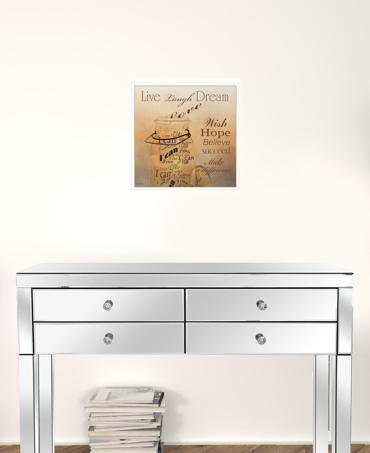 Set Of Two Music 1 White Framed Print Wall Art