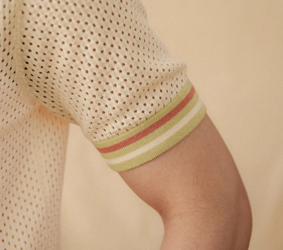 Refreshing Vacation Casual Pure Cotton Hollow Short Sleeve