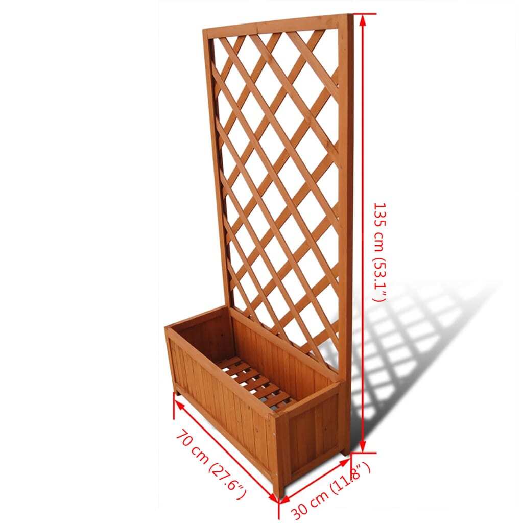 Trellis Planter 2'4" x 11.8" x 4'5
