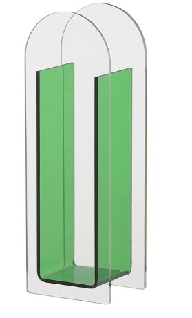 Acrylic Vase Transparent Colorful Living Room Dry Flower Geometric Flower Vase