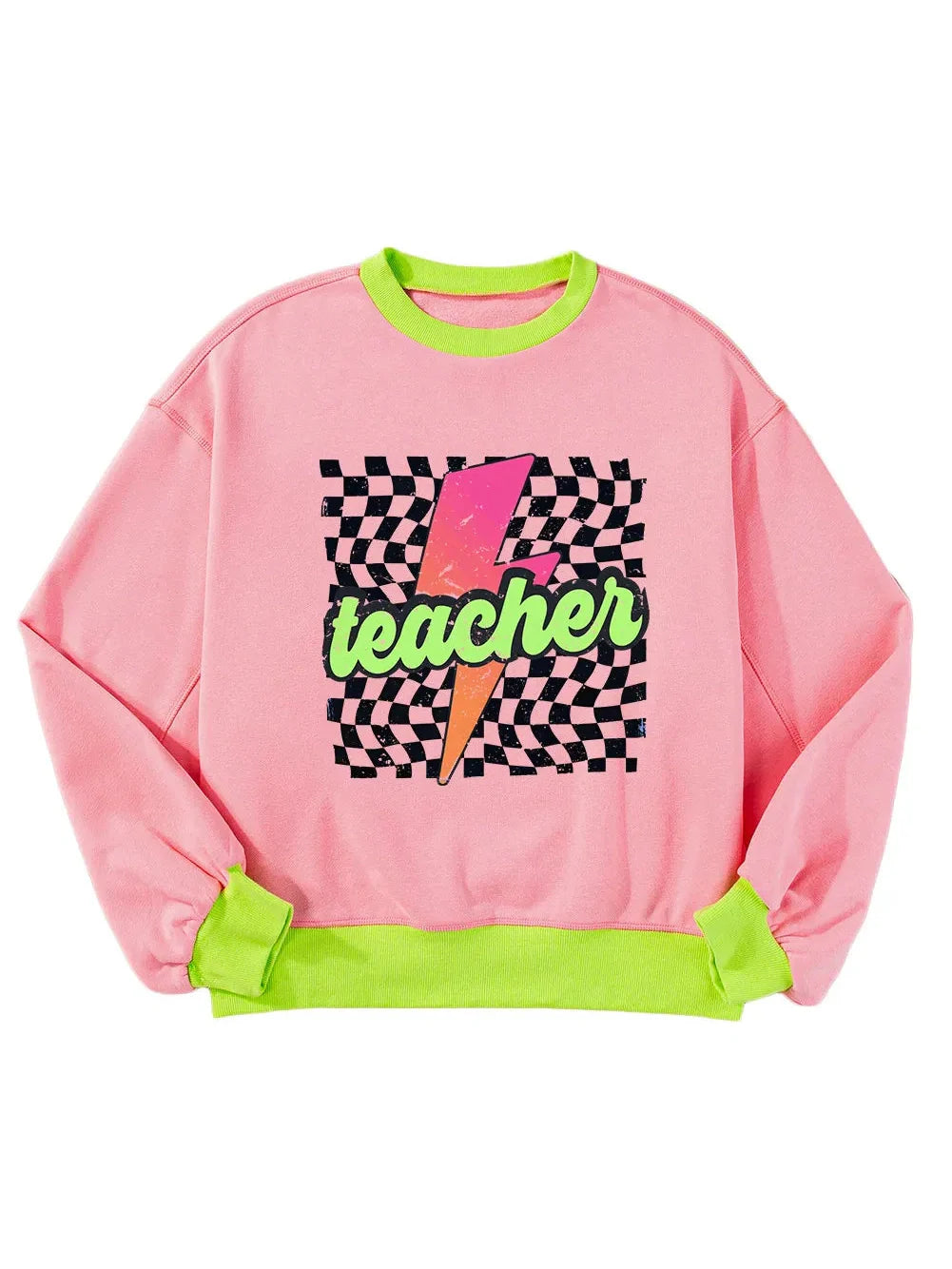 Women Graphic Round Neck Long Sleeve Sweatshirt