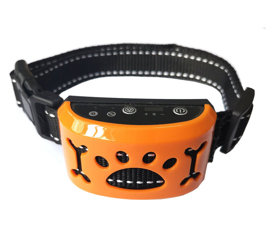 Pet Collar Automatic Identification Vibration Electric Shock Stop Barking for traction
