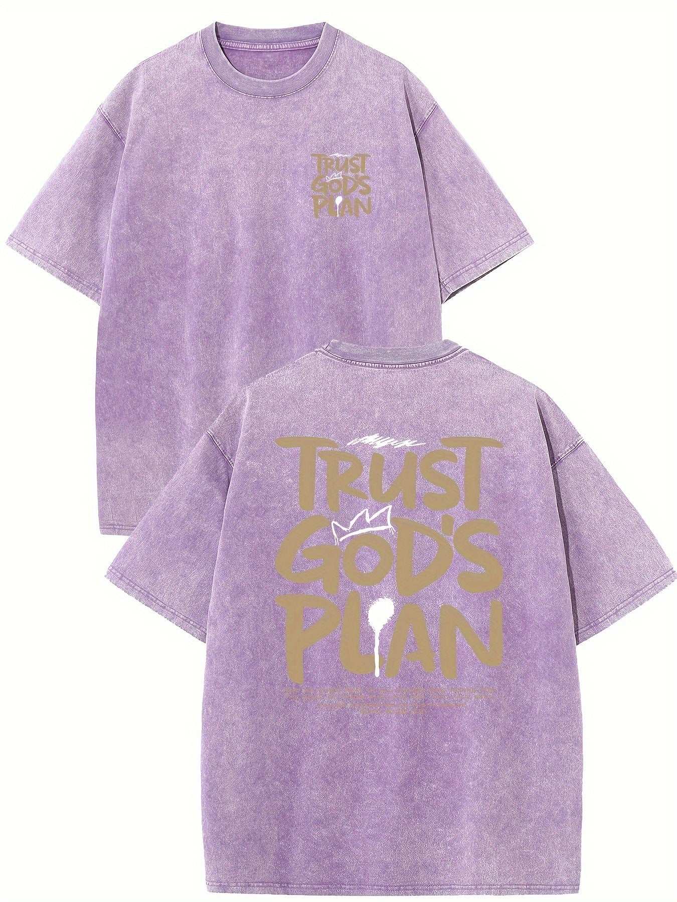 Retro Washed High Quality Cotton Pattern T-shirt