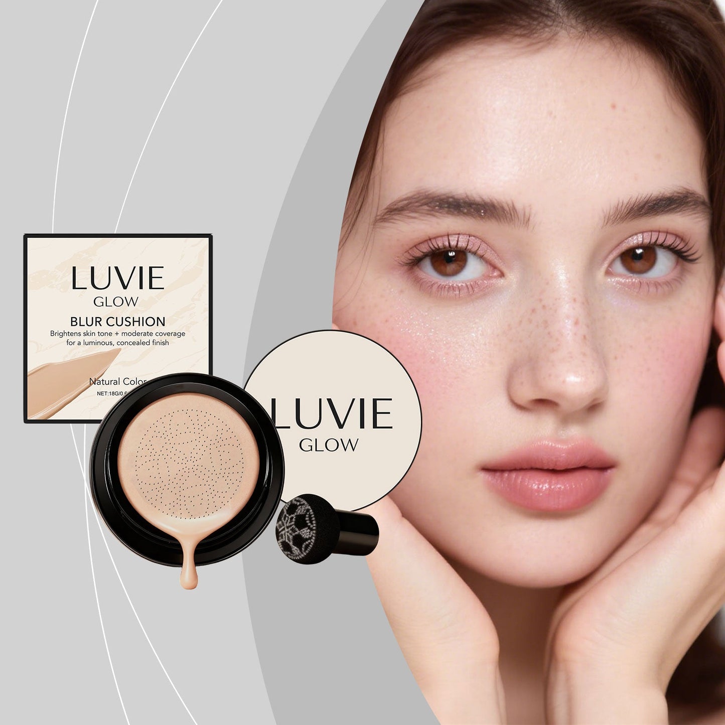 Radiant Flawless Cushion Foundation Natural Shade