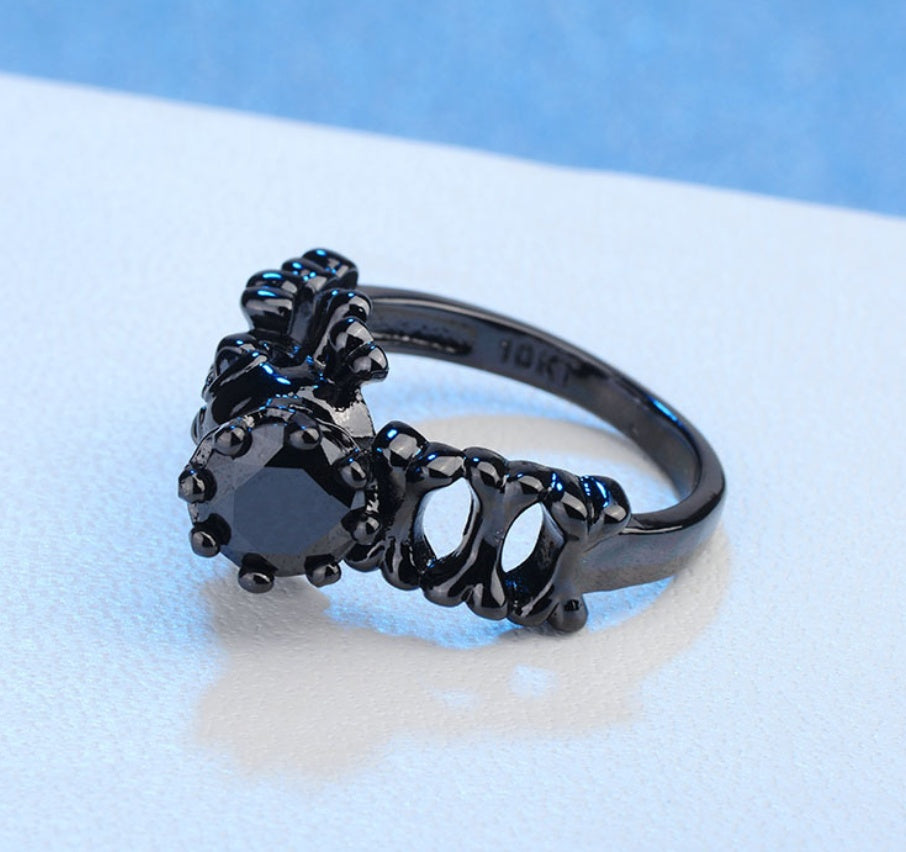 Vintage alloy set topaz jewelry