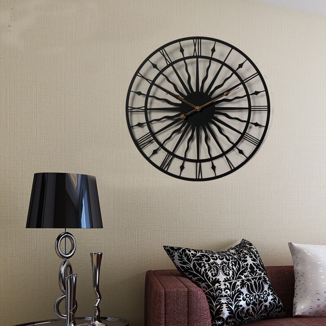 Creative Wall Clock Living Room Decoration FashionMute