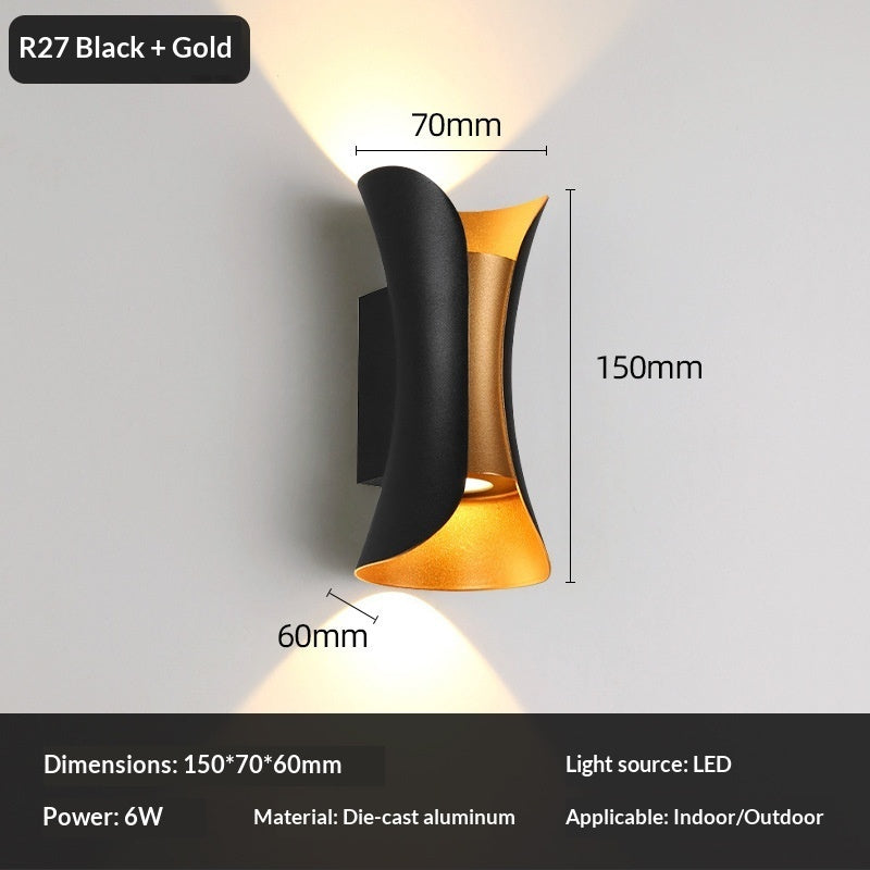Outdoor Wall Lamp Stair Aisle Waterproof Creative