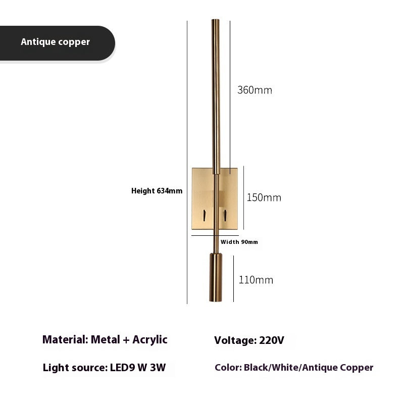 In Stock Minimalist Creative Decorative Moulding Wall Lamp
