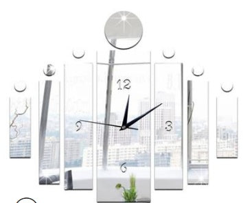 Creative DIY Clock Wall Stickers