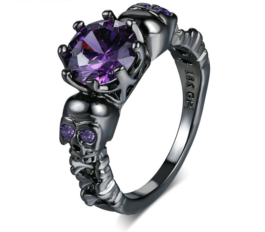 Vintage alloy set topaz jewelry