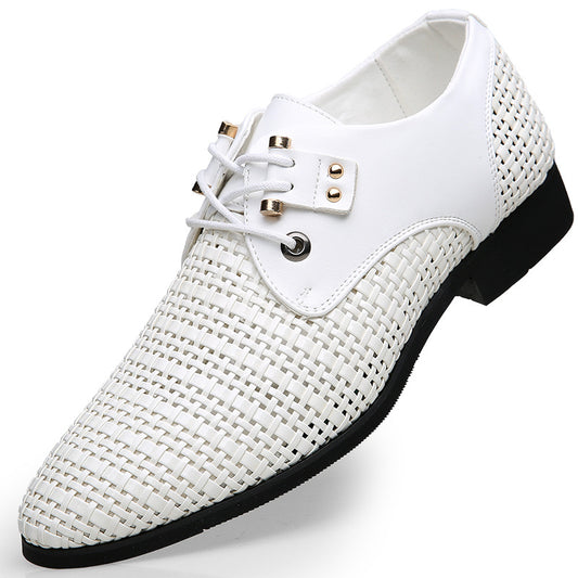 Hollow Men's Leather Shoes