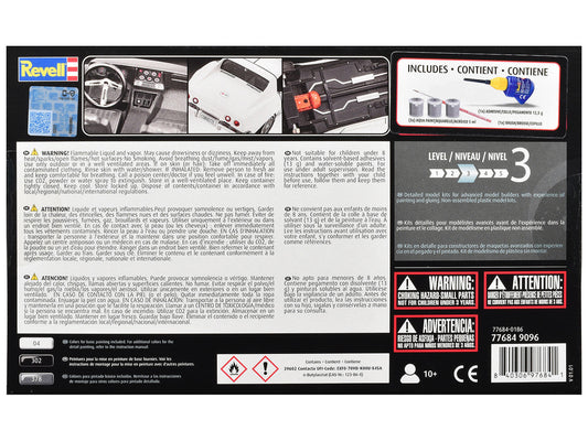 Level 3 Model Kit 1969 Chevrolet Corvette Stingray All-Included Kit 1/32 Scale Model by Revell