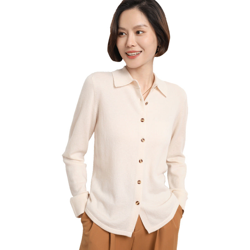 Loose Temperament Versatile Inner Match Lapel Loose Fashion Coat