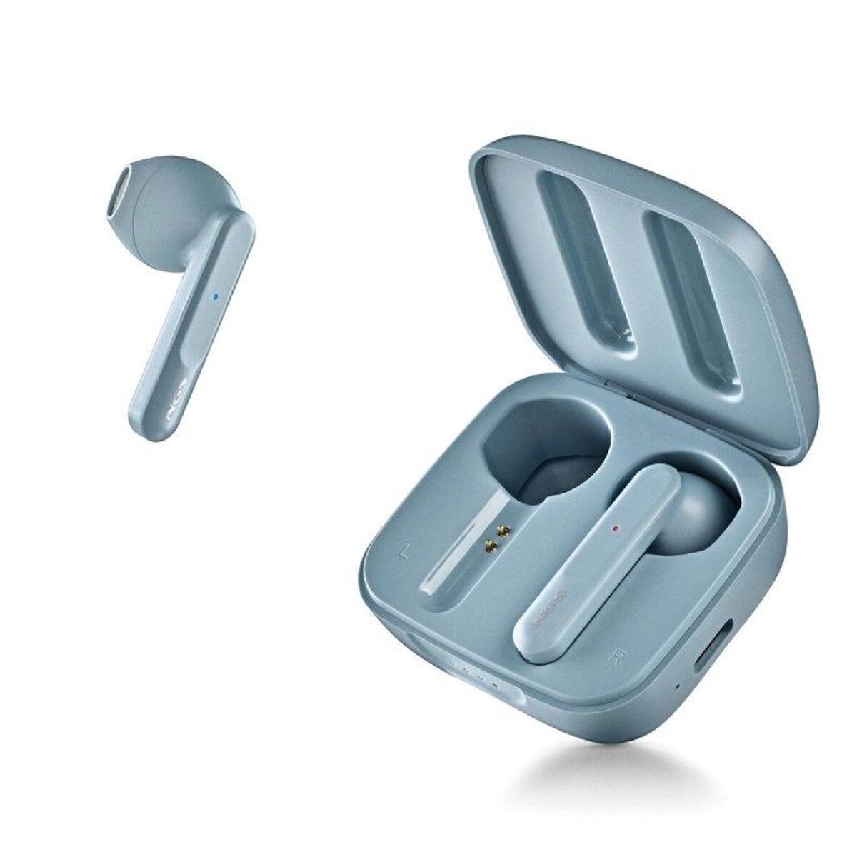 Headphone with Microphone NGS ARTICAMOVERAIN Blue Light Blue