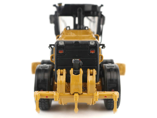 CAT Caterpillar 140 LVR Motor Grader Yellow with Black Top "High Line" Series 1/50 Diecast Model by Diecast Masters