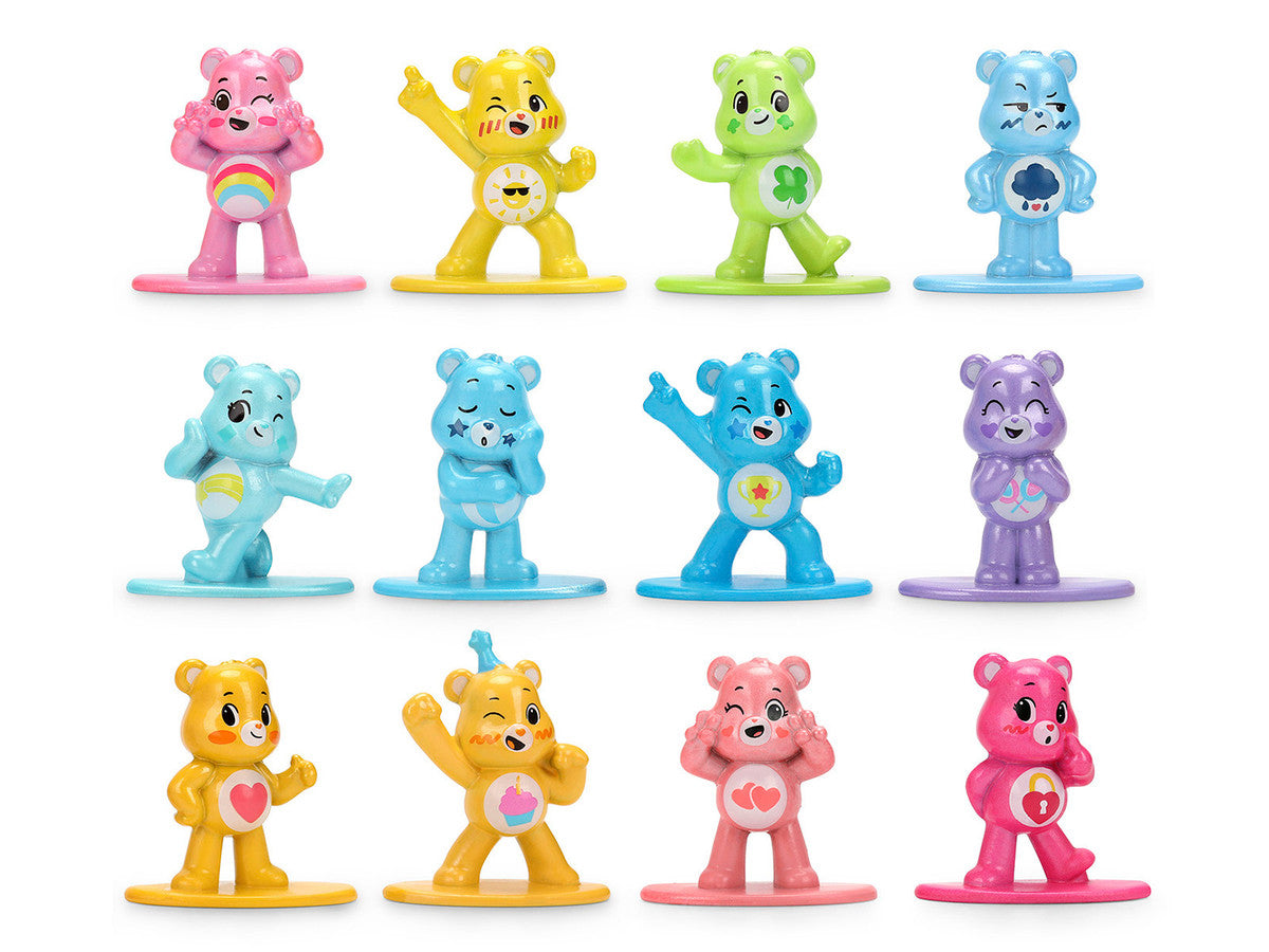 Set of 12 Diecast Figures "Care Bears" Franchise "Nano Metalfigs" Series Diecast Models by Jada