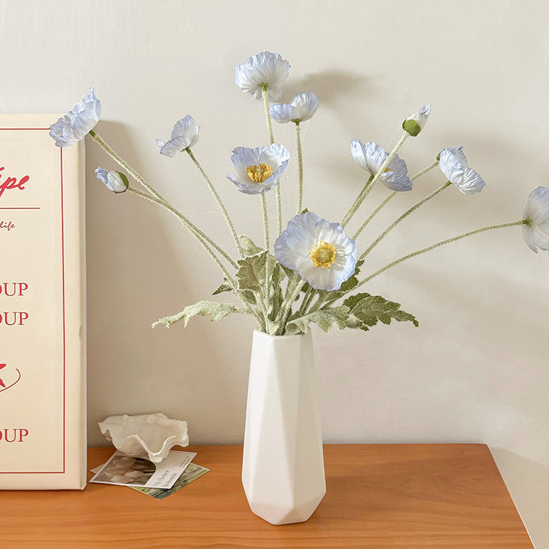 Tulip Vase Creative Living Room Flower Arrangement White Flower Device