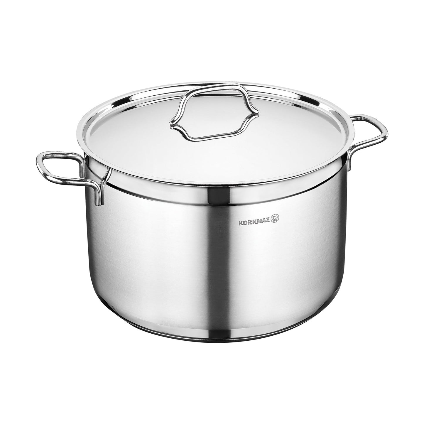 Korkmaz Alfa 2 Piece 8.5 Liter Stainless Steel Casserole Dish with Lid