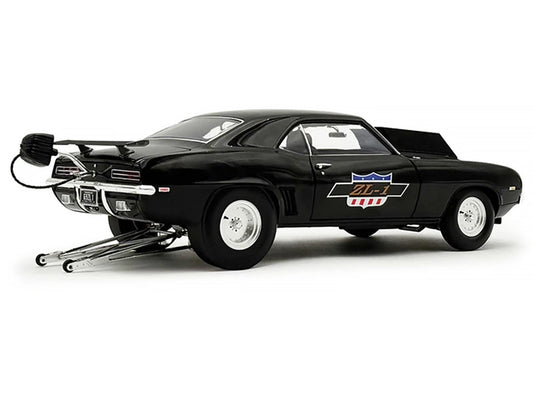 1969 Chevrolet Camaro ZL-1 "Drag Outlaws" Black Limited Edition to 372 pieces Worldwide 1/18 Diecast Model Car by ACME