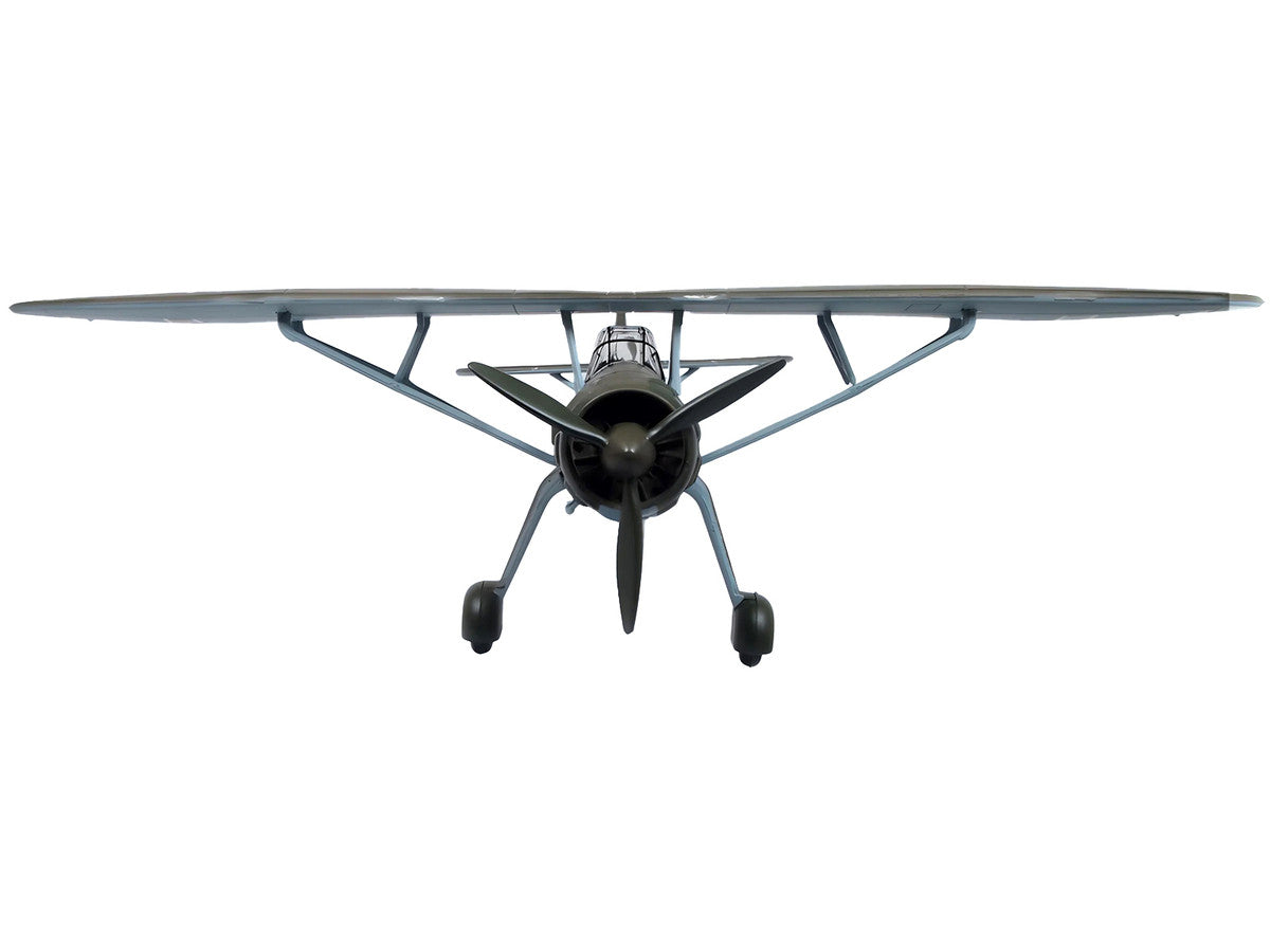 Henschel Hs 126 A-1 Reconnaissance Aircraft "Hannes Gaub Gerd Scroder 1.(H)/14 Invasion of Poland" (1939) German Luftwaffe "Oxford Aviation" Series 1/72 Diecast Model Airplane by Oxford Diecast