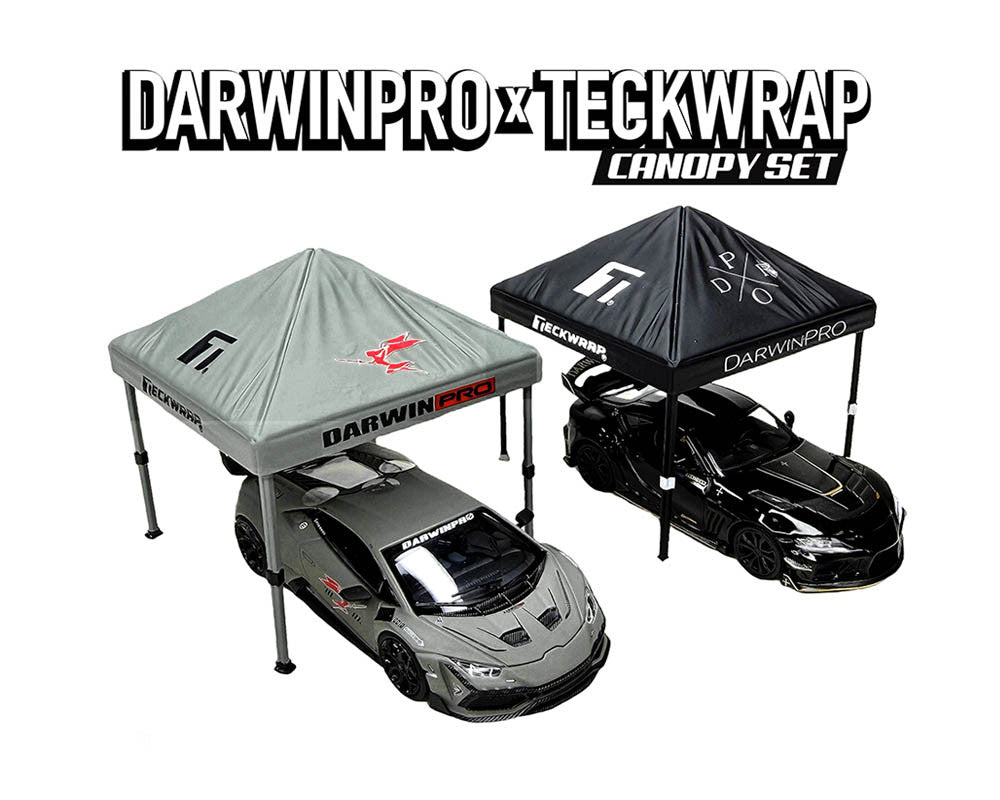 "DarwinPro x Teckwrap" Canopy 2 Piece Set Limited Edition for 1/64 Scale Models by American Diorama