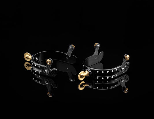 American Equus "Quik-X" Interchangeable  Western Spurs - Crystal Edition