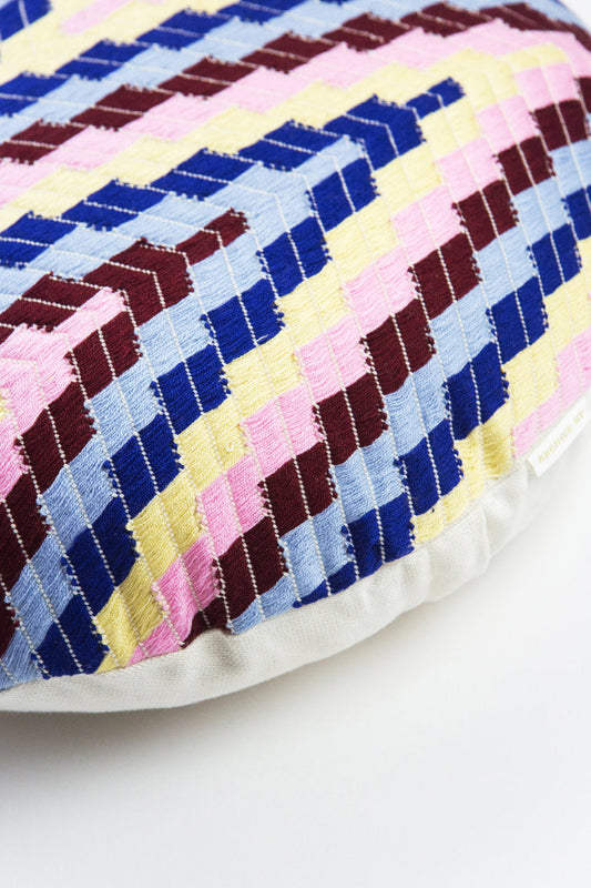 Almolonga Pillow - Multi - 16" Circle