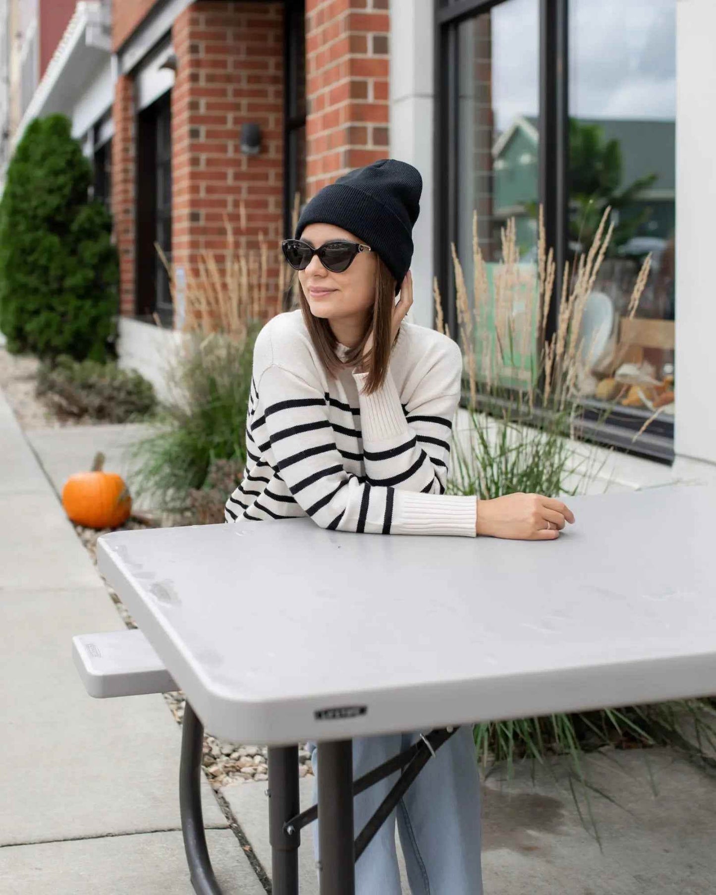 CS100 HAAKWEAR Traditional Silent Cuffed Beanie, Charcoal Black